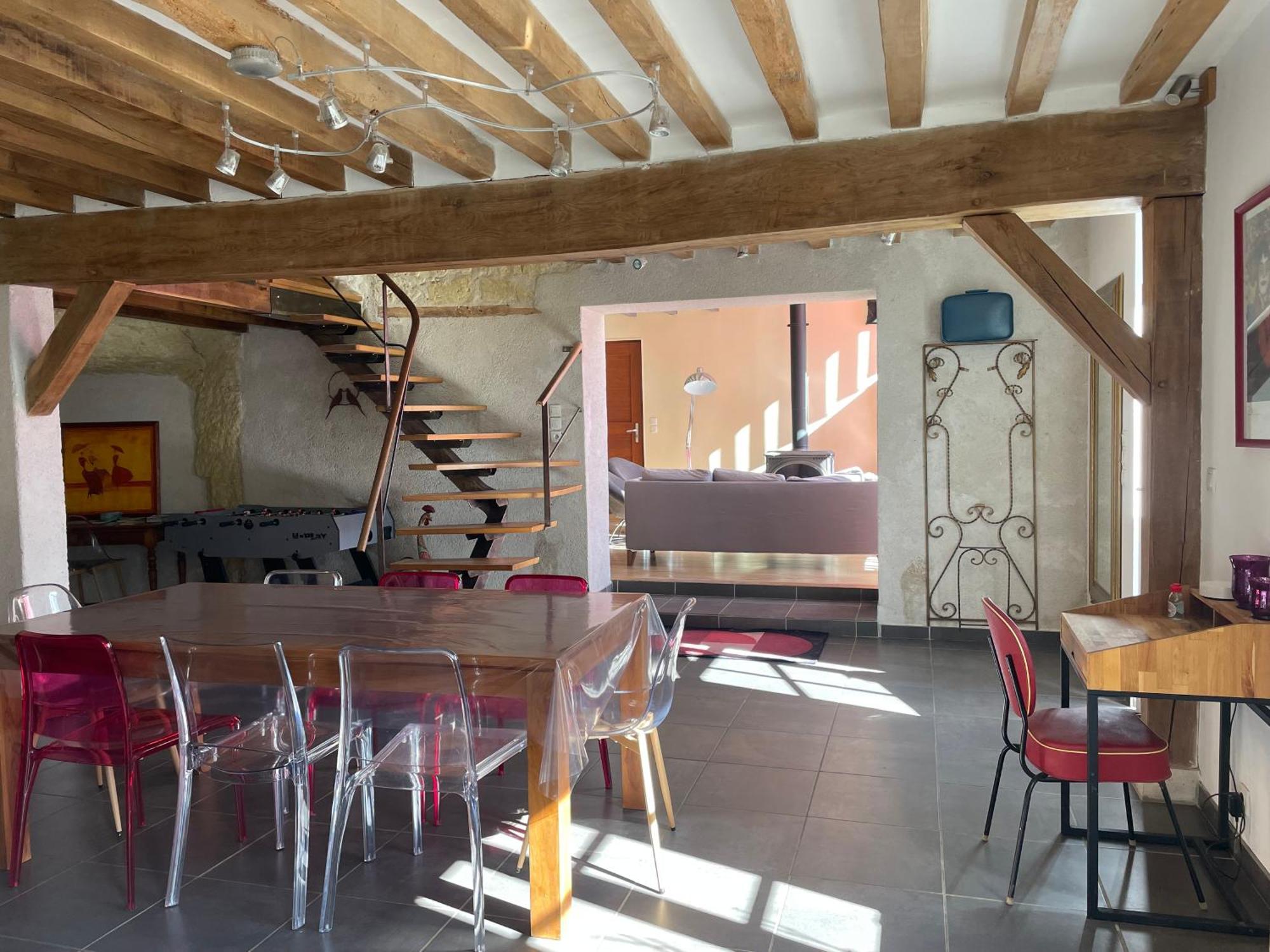 La Maison Des Caves Châteauvieux Esterno foto
