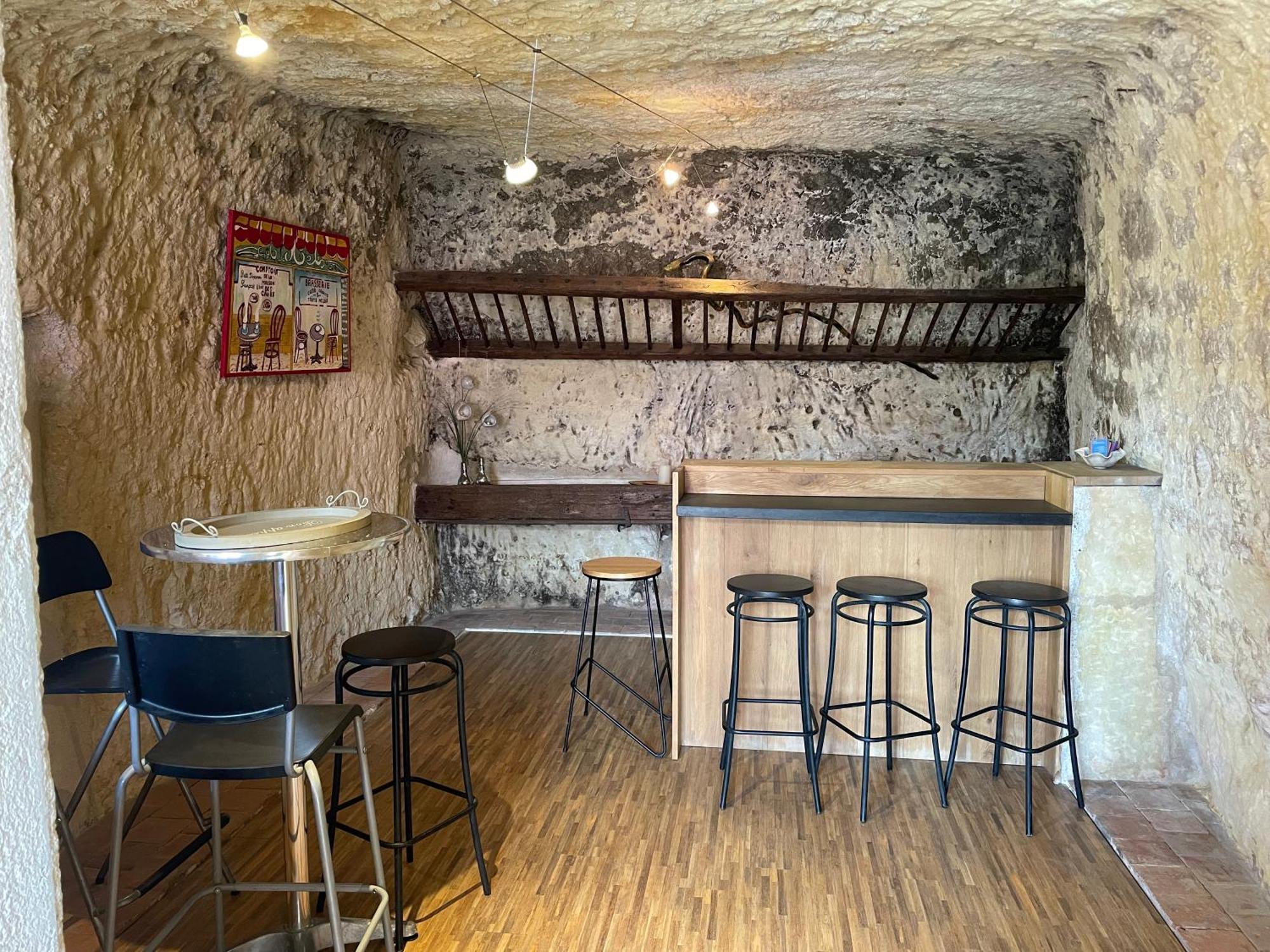 La Maison Des Caves Châteauvieux Esterno foto